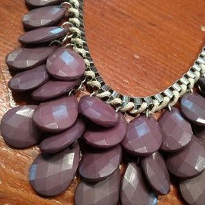 COOKIE LEE purple "scales" necklace